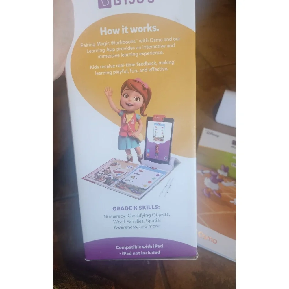 BYJU'S Learning Kit Grade‎ K  Disney iPad Tablet Kindergarten OSMO Open Box STEM